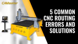 cnc machine will not show up on router|5 Common CNC Routing Errors & Solutions .